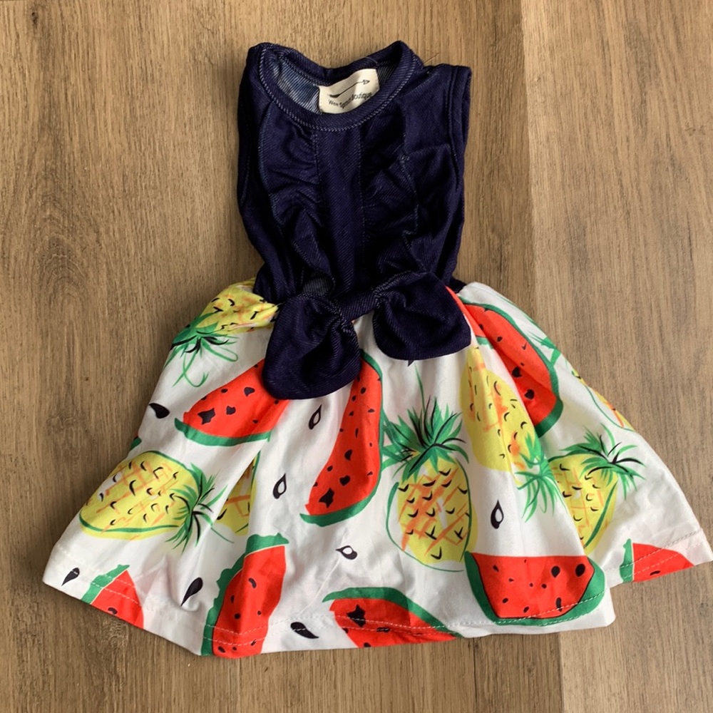 Boutique infant fruit dress - Picture 1 of 2